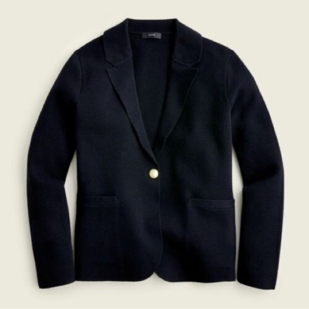 J. Crew Camille Shrunken Sweater Blazer